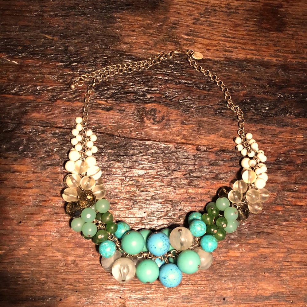 Lia Sophia sea foam necklace